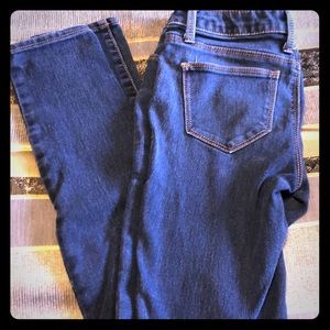 Dark navy blue skinny jeans